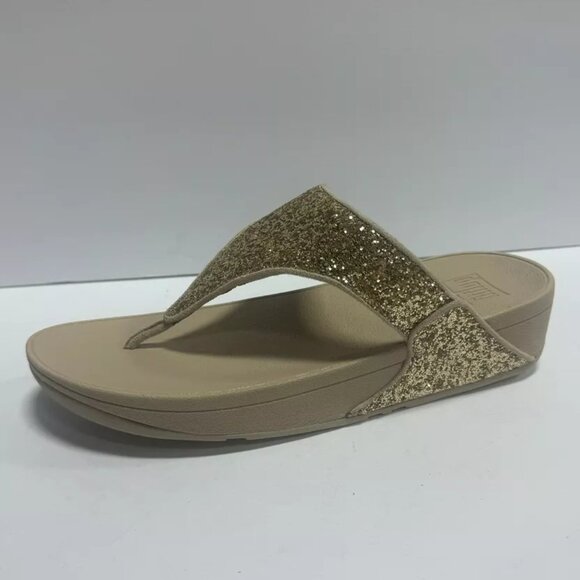 Fitflop Womens Shimma Glitter Toe-Post Sandals Size 11 M - Picture 1 of 6